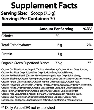 Organic Super Greens (Watermelon)