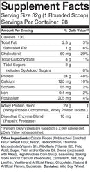 2lb Whey Cookies and Cream – 28 servings
