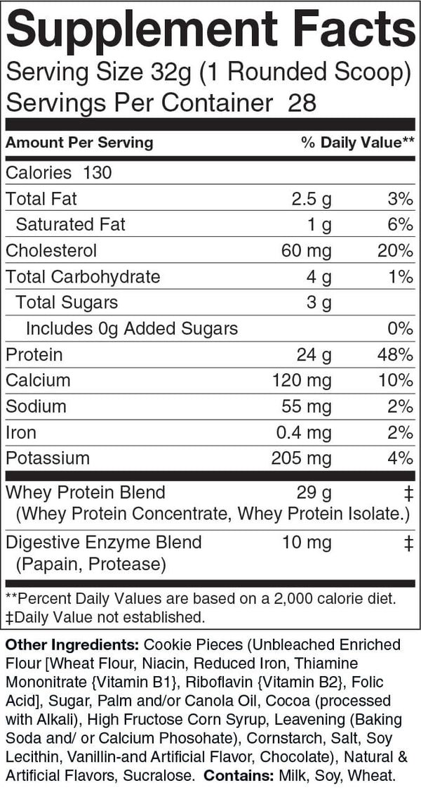 2lb Whey Cookies and Cream – 28 servings